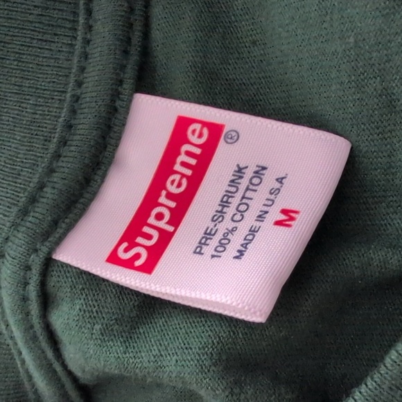 NWot Supreme Hard Goods Tee "Dark Green" - Picture 4 of 4